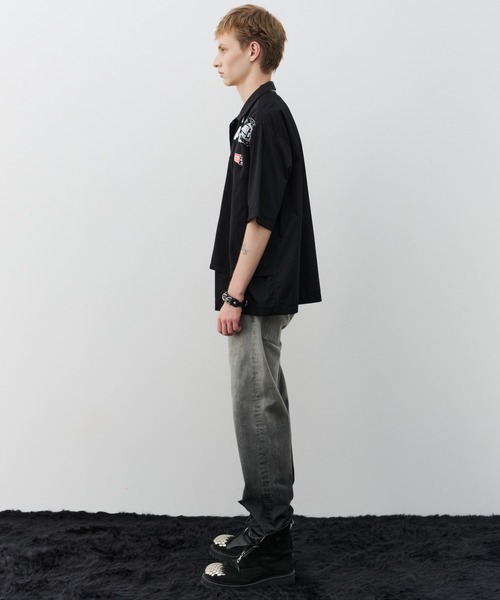 AIVER（アイバー）の「AIVER　フェードブリーチローライズデニム（デニムパンツ・メンズ・ブラック・SMALL/MEDIUM/LARGE）」の11枚目の写真