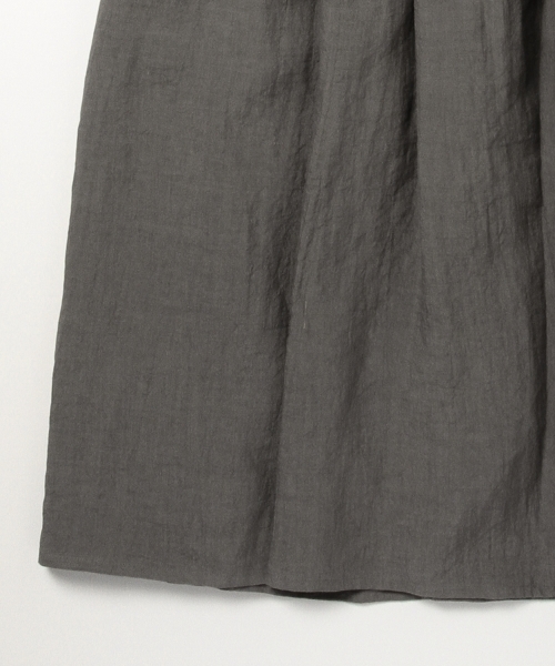Ray BEAMS(レイビームス)の「●FACTOTUM femme×Ray BEAMS / 別注 リネンマキシ ワンピース(ワンピース・レディース・グレー/ブラック・ONE SIZE)」の12枚目の写真