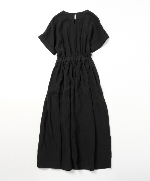 Ray BEAMS(レイビームス)の「●FACTOTUM femme×Ray BEAMS / 別注 リネンマキシ ワンピース(ワンピース・レディース・グレー/ブラック・ONE SIZE)」の10枚目の写真