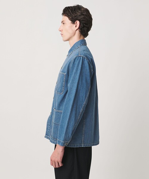 UNITED ARROWS(ユナイテッドアローズ)の「シオタ ハードウォッシュ スビンデニム カバーオール「 SLOW & 」(カバーオール・メンズ・ライトブルー・M/L/S/XL)」の6枚目の写真