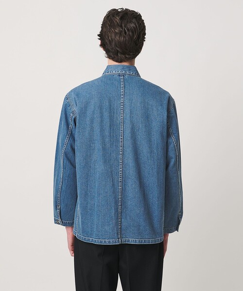 UNITED ARROWS(ユナイテッドアローズ)の「シオタ ハードウォッシュ スビンデニム カバーオール「 SLOW & 」(カバーオール・メンズ・ライトブルー・M/L/S/XL)」の7枚目の写真