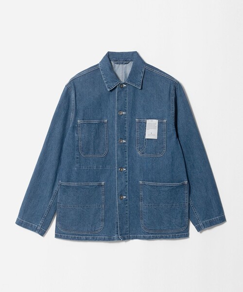 UNITED ARROWS(ユナイテッドアローズ)の「シオタ ハードウォッシュ スビンデニム カバーオール「 SLOW & 」(カバーオール・メンズ・ライトブルー・M/L/S/XL)」の8枚目の写真