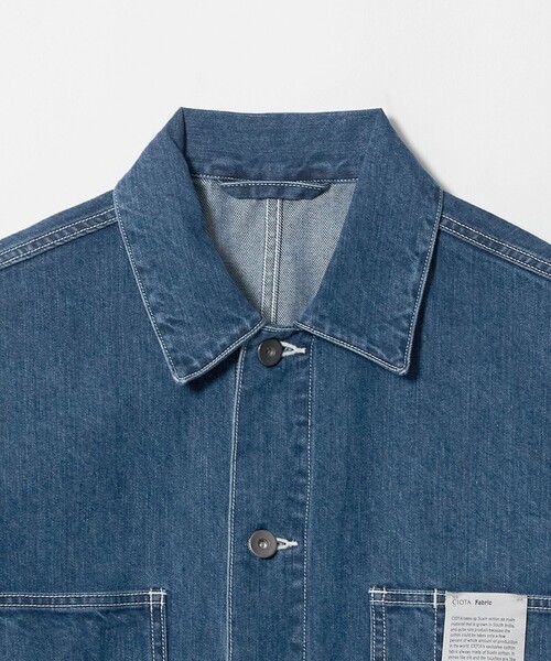 UNITED ARROWS(ユナイテッドアローズ)の「シオタ ハードウォッシュ スビンデニム カバーオール「 SLOW & 」(カバーオール・メンズ・ライトブルー・M/L/S/XL)」の10枚目の写真