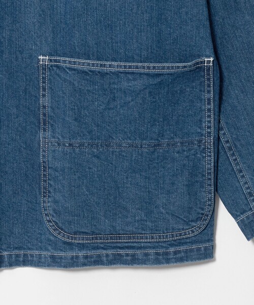 UNITED ARROWS(ユナイテッドアローズ)の「シオタ ハードウォッシュ スビンデニム カバーオール「 SLOW & 」(カバーオール・メンズ・ライトブルー・M/L/S/XL)」の12枚目の写真