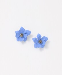 カラー フラワー ピアス