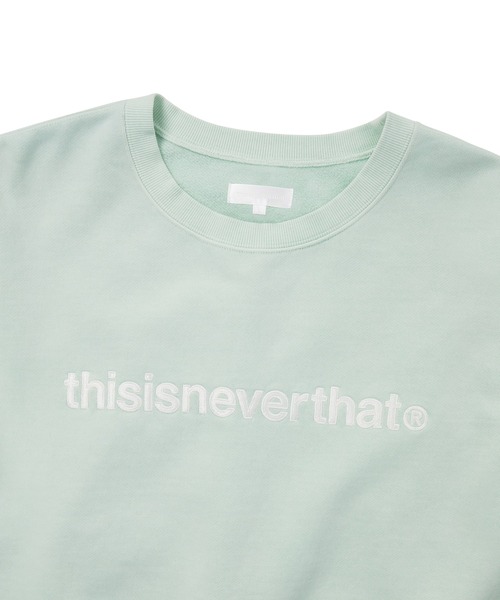 thisisneverthat(ディスイズネバーザット)の「T-Logo Crewneck(スウェット・メンズ・チャコール/グリーン系その他・M/S/XL/L)」の6枚目の写真