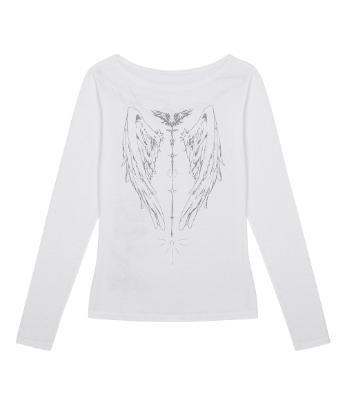 LUVISTRUE(ラヴイズトゥルー)の「RL WING LONG SLEEVE(WHITE)(Tシャツ/カットソー・レディース・その他・FREE)」の3枚目の写真