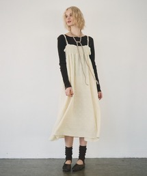 crinkle volume cami onepiece / クリンクルボリュームキャミワンピース