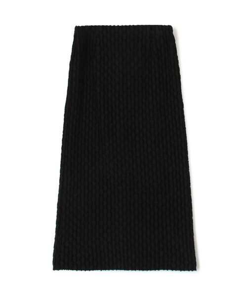 BALLSEY(ボールジィ)の「グリッドカットジャカード タイトミディスカート(スカート・レディース・ブラック/ピンク・36/34)」の2枚目の写真
