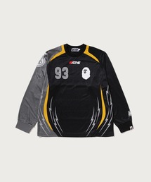 MULTI LOGO RELAXED FIT FOOTBALL LS JERSEY