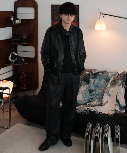 WYM LIDNM（ウィム バイ リドム）の「GRAINED LEATHER U-TIP DERBY SHOES（ドレスシューズ・メンズ・ブラック・L/XL/M/XS/S）」の17枚目の写真