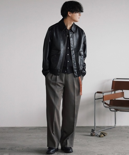 WYM LIDNM（ウィム バイ リドム）の「GRAINED LEATHER U-TIP DERBY SHOES（ドレスシューズ・メンズ・ブラック・L/XL/M/XS/S）」の22枚目の写真