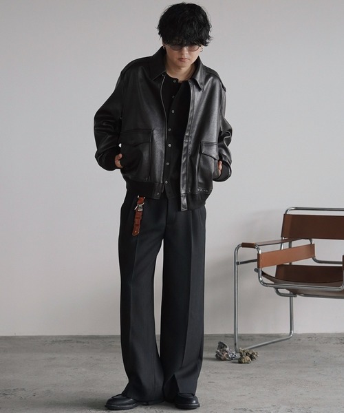 WYM LIDNM（ウィム バイ リドム）の「GRAINED LEATHER U-TIP DERBY SHOES（ドレスシューズ・メンズ・ブラック・L/XL/M/XS/S）」の19枚目の写真