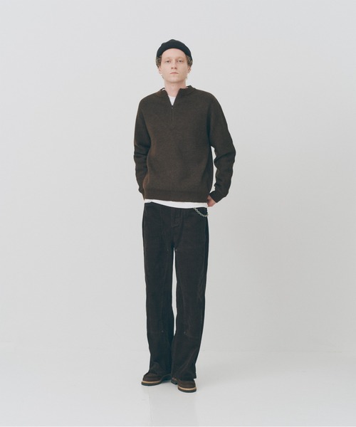MAISON CLUB(メゾンクラブ)の「【MAISON CLUB】Corduroy Double Knee Pants / コーデュロイダブルニーパンツ SNF(その他パンツ・メンズ・ダークブラウン/ベージュ・M/L)」の9枚目の写真