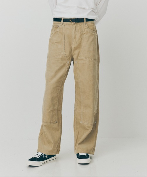 MAISON CLUB(メゾンクラブ)の「【MAISON CLUB】Corduroy Double Knee Pants / コーデュロイダブルニーパンツ SNF(その他パンツ・メンズ・ダークブラウン/ベージュ・M/L)」の10枚目の写真