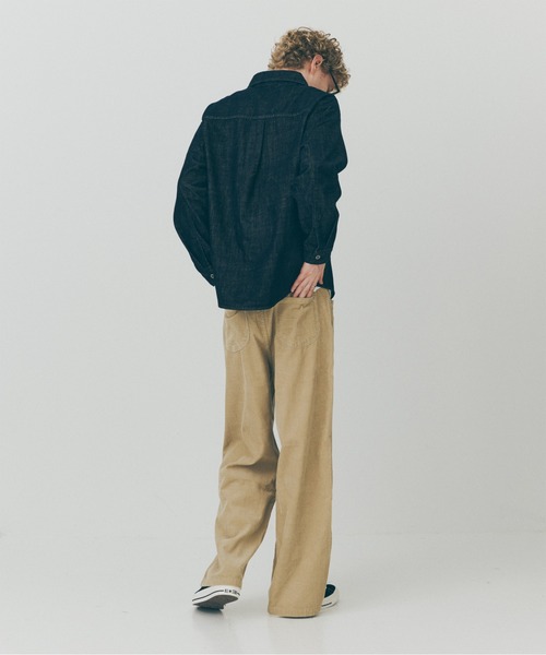 MAISON CLUB(メゾンクラブ)の「【MAISON CLUB】Corduroy Double Knee Pants / コーデュロイダブルニーパンツ SNF(その他パンツ・メンズ・ダークブラウン/ベージュ・M/L)」の12枚目の写真