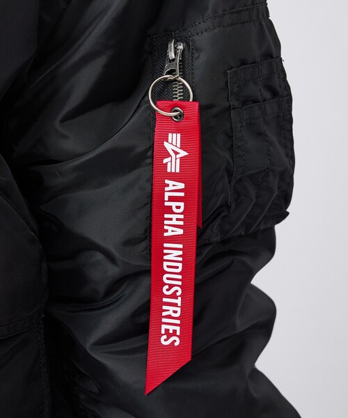 Alpha Industries(アルファインダストリーズ)の「【ALPHA / アルファ】CWU-45/P RELAXED FIT FLIGHT JACKET / オックスフォード リラックスフィット フライトジャケット / ユニセックス(ブルゾン・メンズ・ブラック・XL/L/M)」の5枚目の写真
