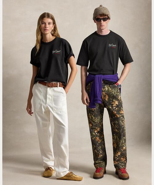 POLO RALPH LAUREN(ポロ ラルフ ローレン)の「リラックス フィット Polo Sport Tシャツ(Tシャツ/カットソー・メンズ・ブラック系1・M/L)」の1枚目の写真