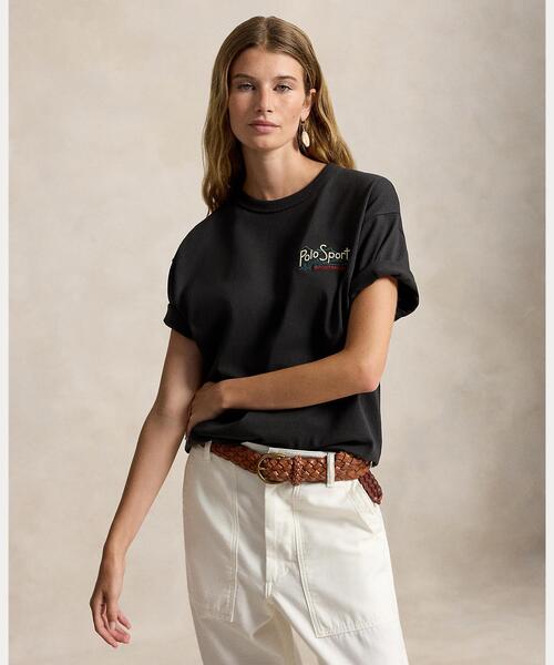POLO RALPH LAUREN(ポロ ラルフ ローレン)の「リラックス フィット Polo Sport Tシャツ(Tシャツ/カットソー・メンズ・ブラック系1・M/L)」の5枚目の写真