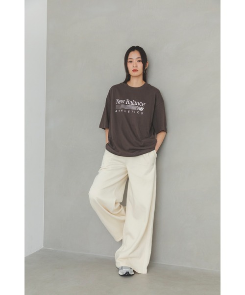 NEW BALANCE(ニューバランス)の「Brushed Coastal スウェットパンツ(裏起毛)(スウェットパンツ・レディース・ブラック/アイボリー・X-LARGE/LARGE/MEDIUM/SMALL)」の20枚目の写真