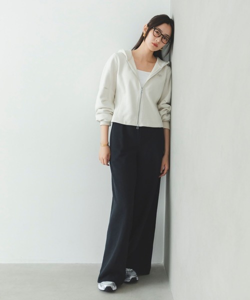 NEW BALANCE(ニューバランス)の「Brushed Coastal スウェットパンツ(裏起毛)(スウェットパンツ・レディース・ブラック/アイボリー・X-LARGE/LARGE/MEDIUM/SMALL)」の5枚目の写真