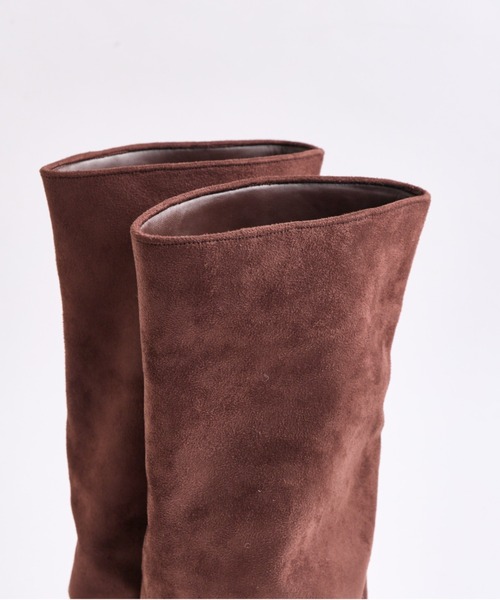 OLIVE des OLIVE（オリーブデオリーブ）の「厚底カバーブーツ（ブーツ・レディース・ブラック/ブラウン・LARGE/MEDIUM/SMALL）」の9枚目の写真