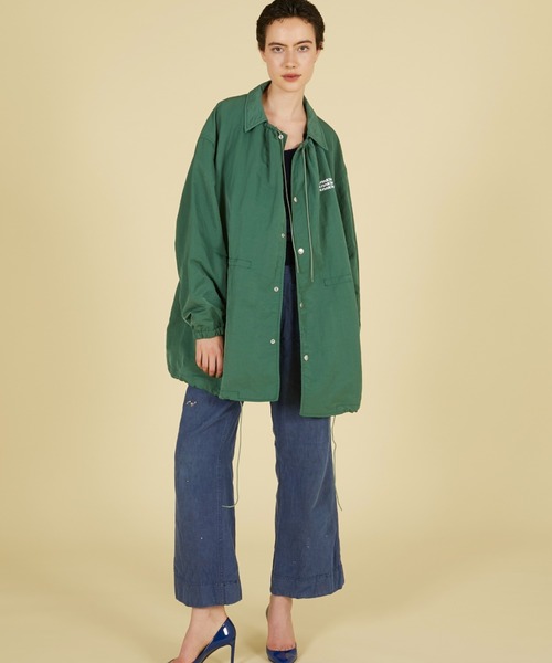 crinkle crinkle crinkle(クリンクルクリンクルクリンクル)の「ギャザーモンスターコーチジャケット / 【crinkle crinkle crinkle】 gather monster coach jacket(ナイロンジャケット・レディース・ブラック/ネイビー/グリーン・FREE)」の21枚目の写真