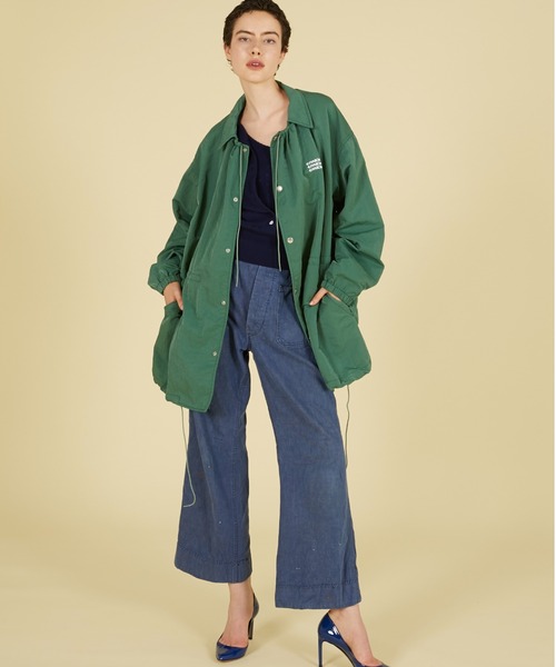 crinkle crinkle crinkle(クリンクルクリンクルクリンクル)の「ギャザーモンスターコーチジャケット / 【crinkle crinkle crinkle】 gather monster coach jacket(ナイロンジャケット・レディース・ブラック/ネイビー/グリーン・FREE)」の20枚目の写真