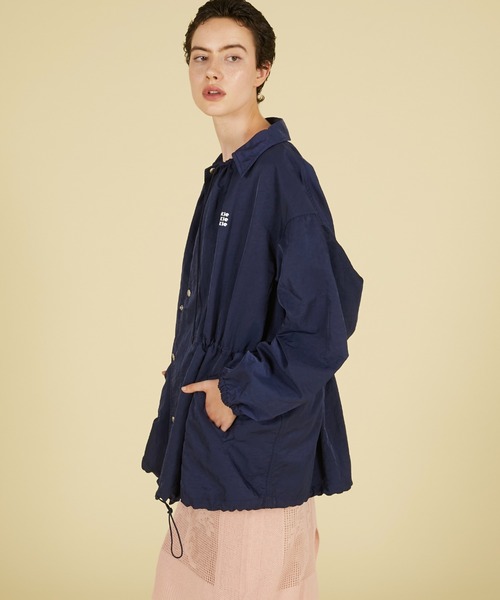 crinkle crinkle crinkle(クリンクルクリンクルクリンクル)の「ギャザーモンスターコーチジャケット / 【crinkle crinkle crinkle】 gather monster coach jacket(ナイロンジャケット・レディース・ブラック/ネイビー/グリーン・FREE)」の17枚目の写真