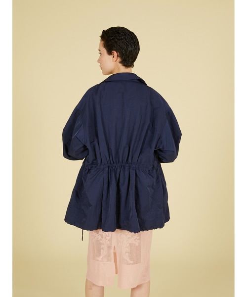 crinkle crinkle crinkle(クリンクルクリンクルクリンクル)の「ギャザーモンスターコーチジャケット / 【crinkle crinkle crinkle】 gather monster coach jacket(ナイロンジャケット・レディース・ブラック/ネイビー/グリーン・FREE)」の15枚目の写真