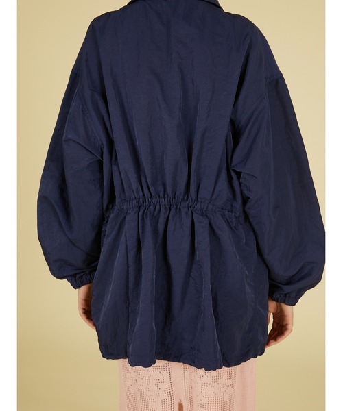 crinkle crinkle crinkle(クリンクルクリンクルクリンクル)の「ギャザーモンスターコーチジャケット / 【crinkle crinkle crinkle】 gather monster coach jacket(ナイロンジャケット・レディース・ブラック/ネイビー/グリーン・FREE)」の12枚目の写真