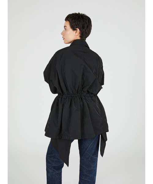 crinkle crinkle crinkle(クリンクルクリンクルクリンクル)の「ギャザーモンスターコーチジャケット / 【crinkle crinkle crinkle】 gather monster coach jacket(ナイロンジャケット・レディース・ブラック/ネイビー/グリーン・FREE)」の8枚目の写真