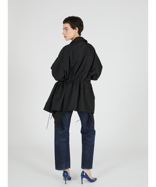 crinkle crinkle crinkle(クリンクルクリンクルクリンクル)の「ギャザーモンスターコーチジャケット / 【crinkle crinkle crinkle】 gather monster coach jacket(ナイロンジャケット・レディース・ブラック/ネイビー/グリーン・FREE)」の4枚目の写真