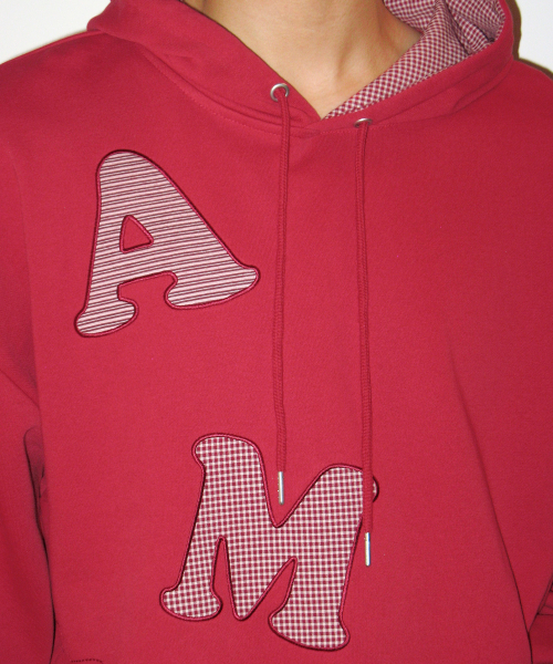 AMESWORLDWIDE(アメスワールドワイド)の「ビッグパッチアップリケフーディー レッド(パーカー・レディース・その他・SMALL/MEDIUM/LARGE)」の5枚目の写真