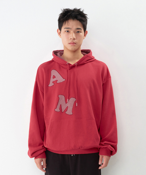 AMESWORLDWIDE(アメスワールドワイド)の「ビッグパッチアップリケフーディー レッド(パーカー・レディース・その他・SMALL/MEDIUM/LARGE)」の7枚目の写真