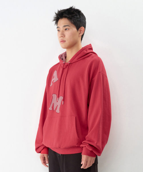 AMESWORLDWIDE(アメスワールドワイド)の「ビッグパッチアップリケフーディー レッド(パーカー・レディース・その他・SMALL/MEDIUM/LARGE)」の9枚目の写真