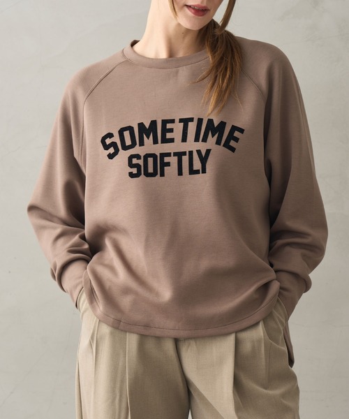 ZAKKA-BOX(ザッカボックス)の「フロッキーPT裾ラウンドヘムPO(Tシャツ/カットソー・レディース・アイボリー/モカ・FREE)」の17枚目の写真