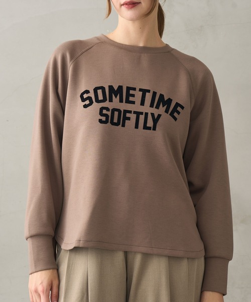 ZAKKA-BOX(ザッカボックス)の「フロッキーPT裾ラウンドヘムPO(Tシャツ/カットソー・レディース・アイボリー/モカ・FREE)」の22枚目の写真