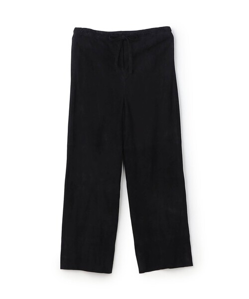 BACCA(バッカ)の「ゴートスエード イージーストレートパンツ(その他パンツ・レディース・ネイビー/ボルドー・36/34)」の1枚目の写真