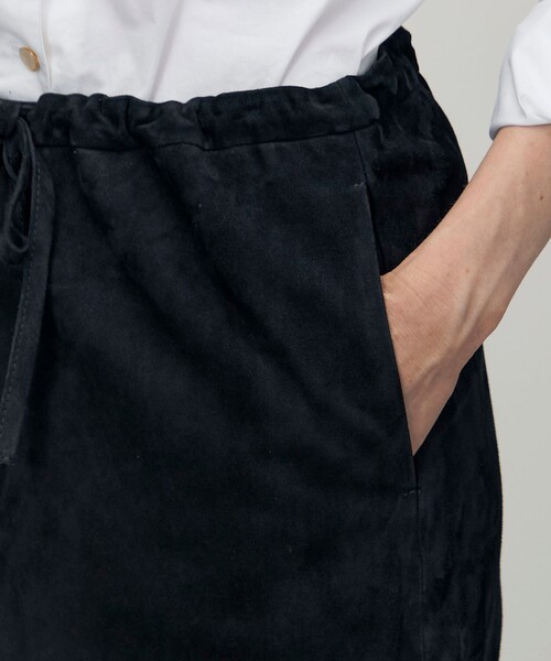 BACCA(バッカ)の「ゴートスエード イージーストレートパンツ(その他パンツ・レディース・ネイビー/ボルドー・36/34)」の10枚目の写真