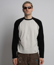 WELOVETEE（ウィラブティー）の「SLUB RAGLAN [ブラック]（Tシャツ/カットソー）」