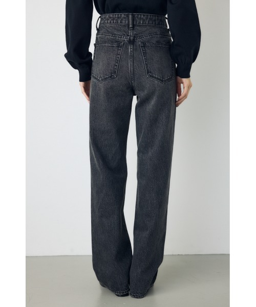 AZUL by moussy（アズールバイマウジー）の「【超スタイルアップデニムがアップデート！】AZUL DENIM ストレートデニム　春服　夏服　秋服　冬服　体系カバー【身長/骨格別着用画像あり】（デニムパンツ・レディース・ライトブルー/ライトブラック・X-SMALL/MEDIUM/LARGE/SMALL）」の5枚目の写真