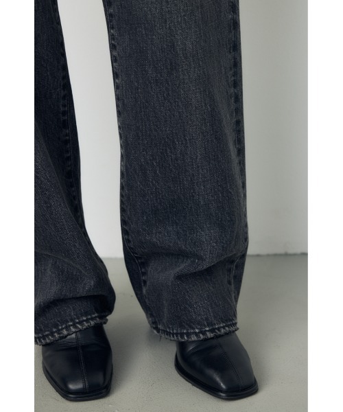 AZUL by moussy（アズールバイマウジー）の「【超スタイルアップデニムがアップデート！】AZUL DENIM ストレートデニム　春服　夏服　秋服　冬服　体系カバー【身長/骨格別着用画像あり】（デニムパンツ・レディース・ライトブルー/ライトブラック・X-SMALL/MEDIUM/LARGE/SMALL）」の8枚目の写真