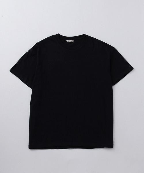 AURALEE(オーラリー)の「<AURALEE(オーラリー)>クルーネック Tシャツ◆(Tシャツ/カットソー・メンズ・ネイビー/ホワイト/オリーブ・4/3/5)」の3枚目の写真