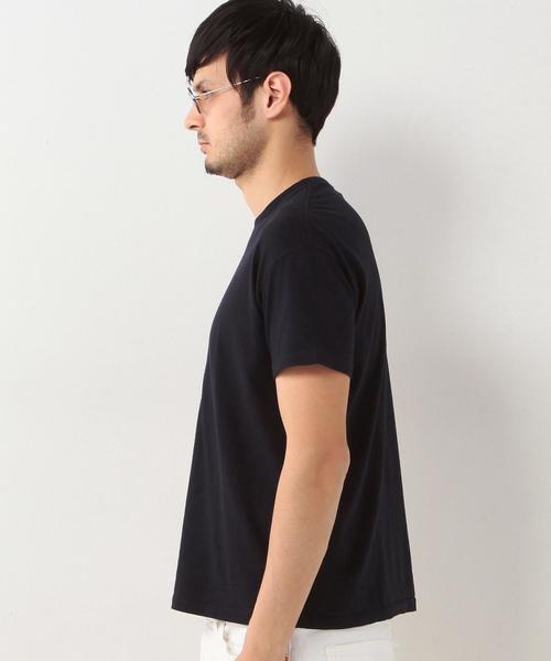 AURALEE(オーラリー)の「<AURALEE(オーラリー)>クルーネック Tシャツ◆(Tシャツ/カットソー・メンズ・ネイビー/ホワイト/オリーブ・4/3/5)」の7枚目の写真