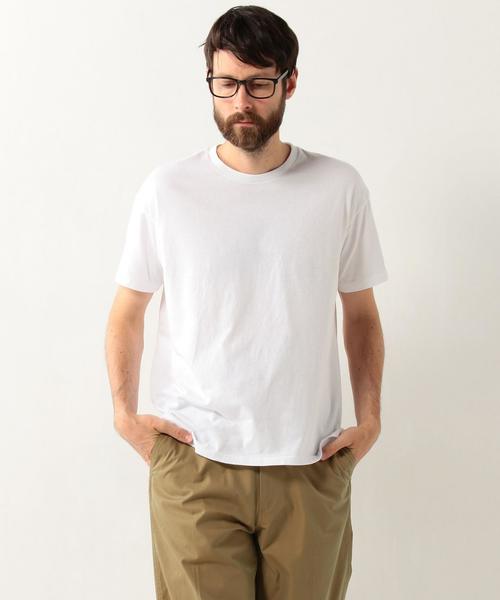 AURALEE(オーラリー)の「<AURALEE(オーラリー)>クルーネック Tシャツ◆(Tシャツ/カットソー・メンズ・ネイビー/ホワイト/オリーブ・4/3/5)」の18枚目の写真