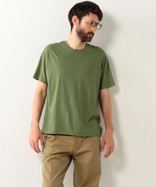 AURALEE(オーラリー)の「<AURALEE(オーラリー)>クルーネック Tシャツ◆(Tシャツ/カットソー・メンズ・ネイビー/ホワイト/オリーブ・4/3/5)」の15枚目の写真