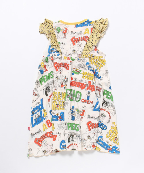 BOOFOOWOO(ブーフーウー)の「アメリカンSesameワンピース(ワンピース・キッズ・カラフル・150/140)」の2枚目の写真