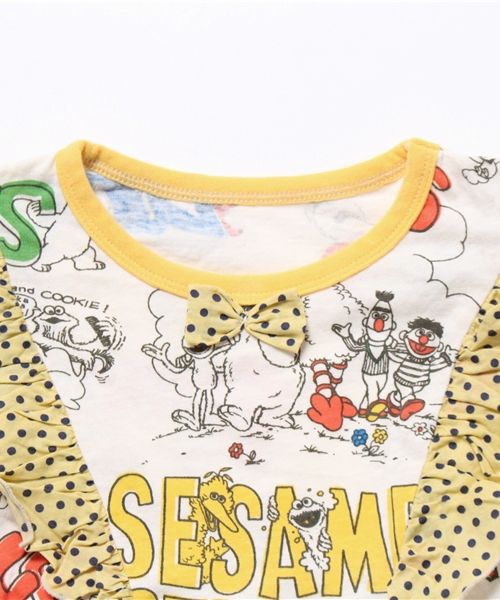 BOOFOOWOO(ブーフーウー)の「アメリカンSesameワンピース(ワンピース・キッズ・カラフル・150/140)」の3枚目の写真
