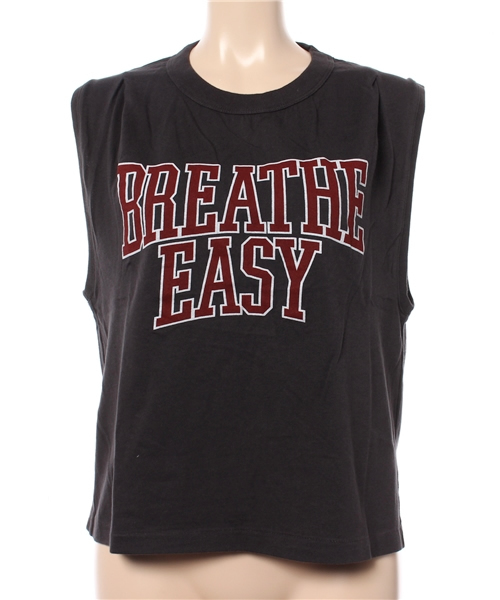 MOUSSY（マウジー）の「BREATHE REMAKE TTJ（タンクトップ・レディース・トップグレー/ホワイト/ライトブラック・FREE）」の10枚目の写真